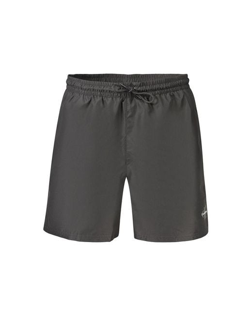Calvin Klein Gray Black Polyester Men's Swimwear for men