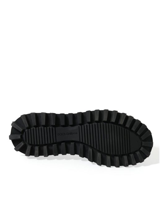 Dolce & Gabbana Black Chelsea Belted Dg Logo Boots Shoes for men