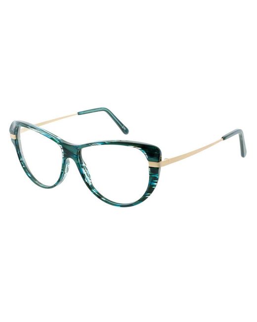 Andy Wolf Brown Bicolor Metal & Plastic Glasses (frames)