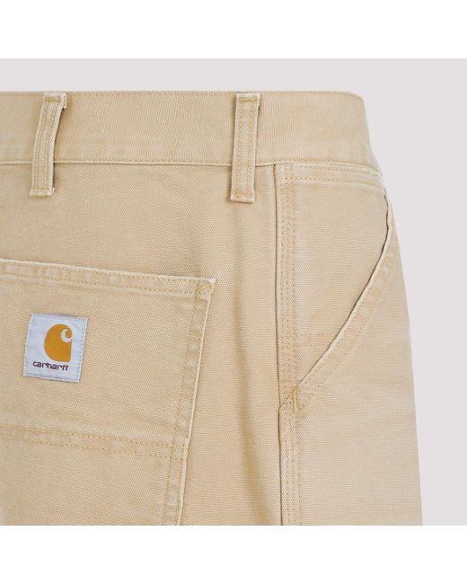 Carhartt Beige Bourbon Aged Canvas Cotton Single Knee Pants in Natural ...
