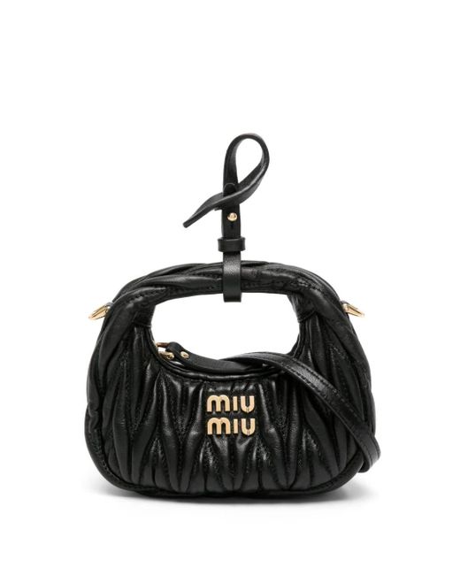 Miu Miu Black Micro Wander Bag