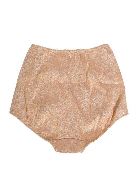 Dolce & Gabbana Natural Silk Blend High Waist Girdle Panty Underwear