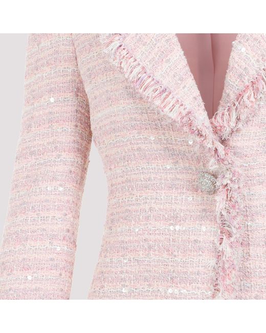 Giambattista Valli Pink Bouclé Jacket