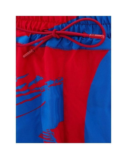 Bottega Veneta Blue Viscose Short for men