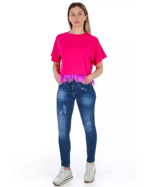 Frankie Morello Blue Other Fibres Jeans