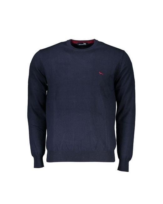Harmont & Blaine Blue Cotton Sweater for men