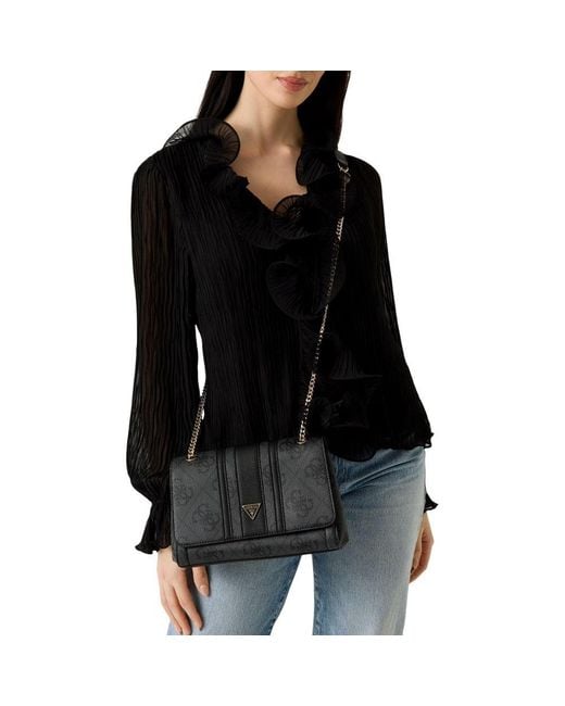 Guess Black Gray Polyethylene Handbag