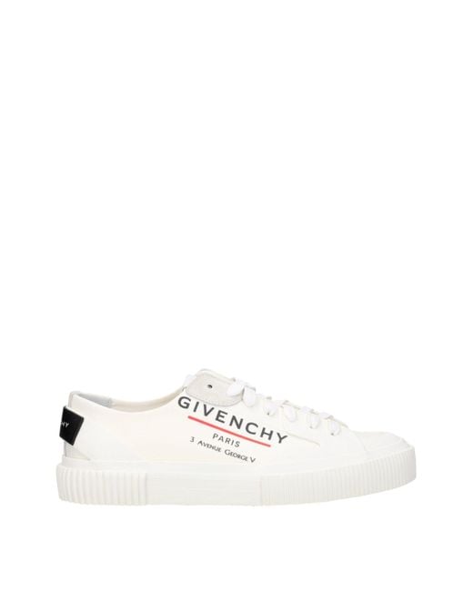Givenchy White City Sport Sneakers Logo Detail for men