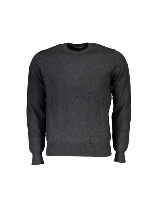 North Sails Gray Fabric Sweater for men