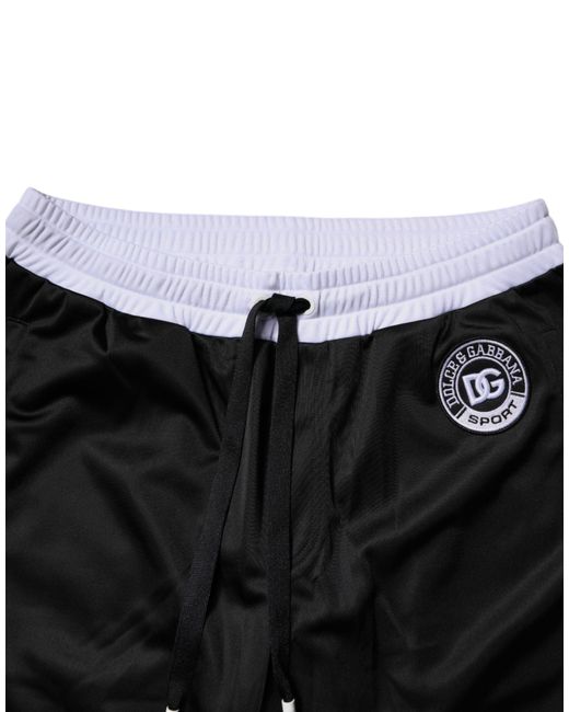Dolce & Gabbana Black Sport Shorts for men