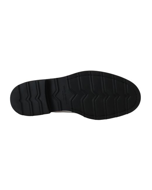 Dolce & Gabbana Black Leather Derby Dress Formal Shoes for men