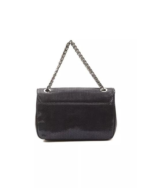 Pompei Donatella Black Blu Navy Crossbody Bag