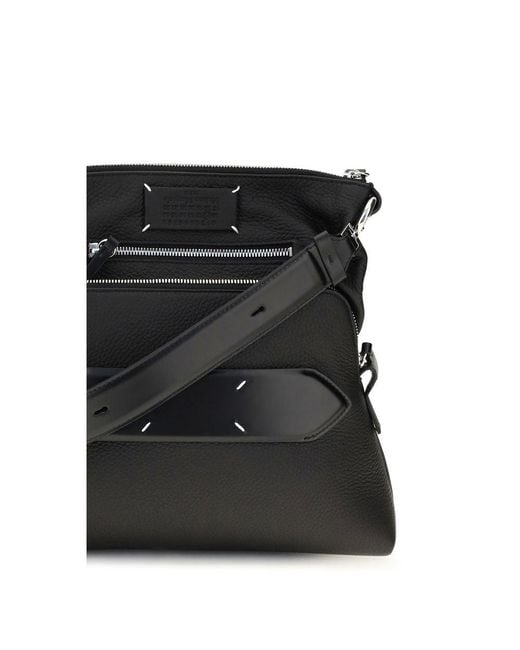 Maison Margiela Black Lamb Ovis Aries Aries Shoulder Bag