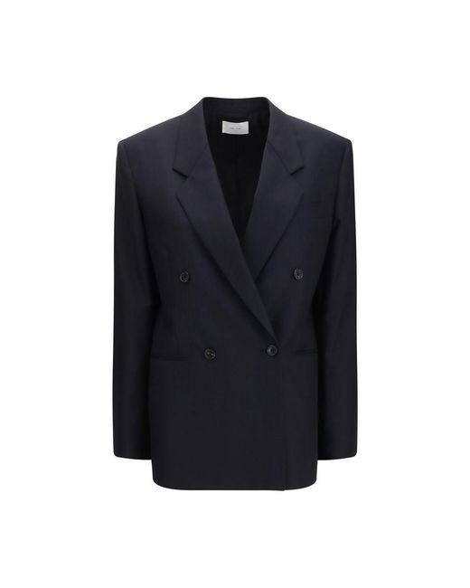 The Row Blue Wool Oves Aries Blazer