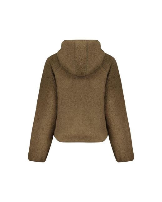 Guess Green Marrone Polyester Sweatshirt