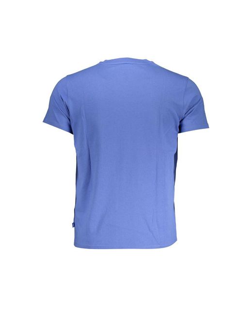 K-Way Blue Cotton T-shirt for men