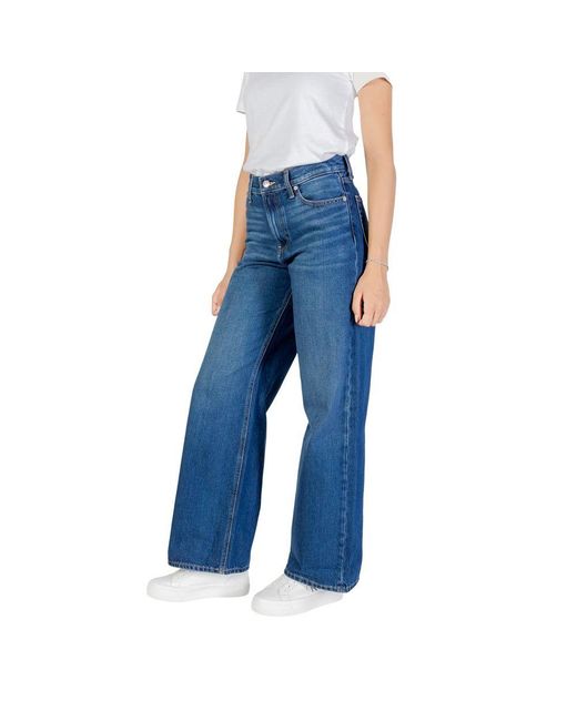 Calvin Klein Blue Cotton Boyfriend Jeans