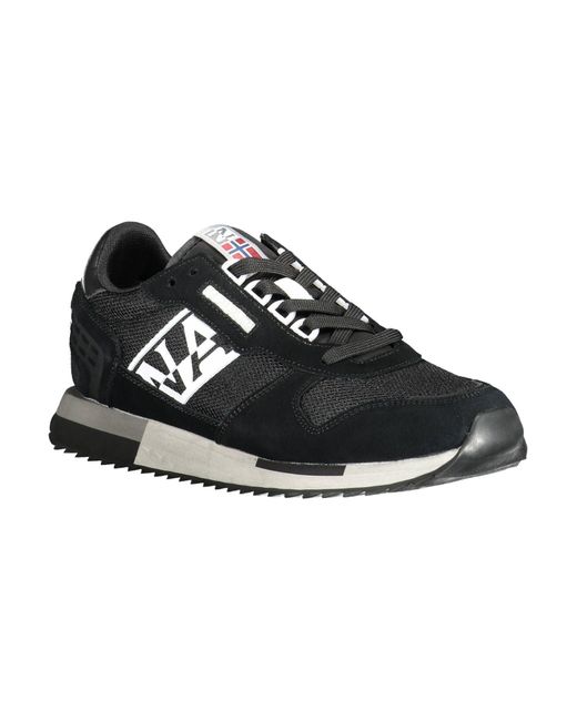 Napapijri Black Polyester Sneaker for men