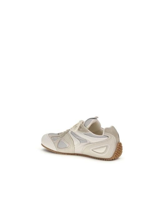 Axel Arigato White Beige Calf Leather Bos Taurus Low Top Sneakers for men