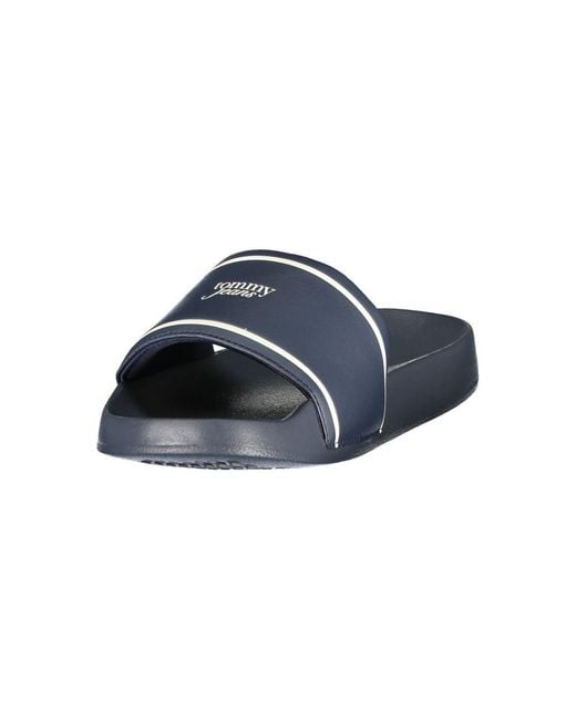 Tommy Hilfiger Blue Polyurethane 's Slipper