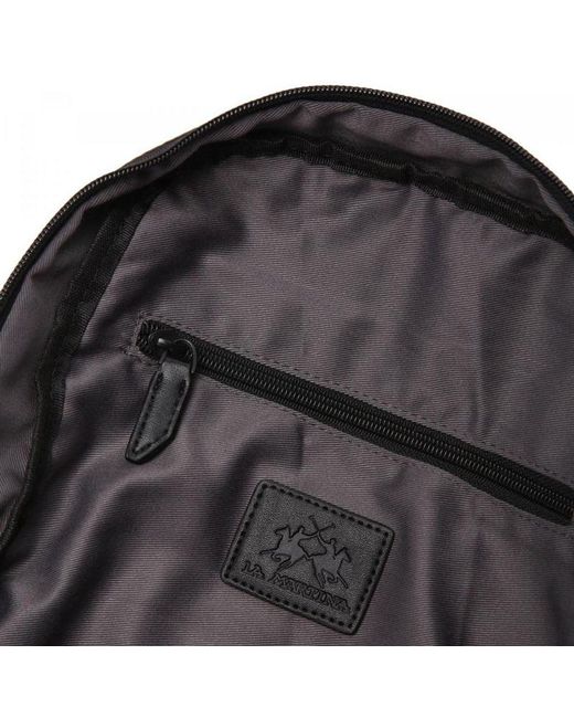 La Martina Brown Bicolor Polyester Backpack for men