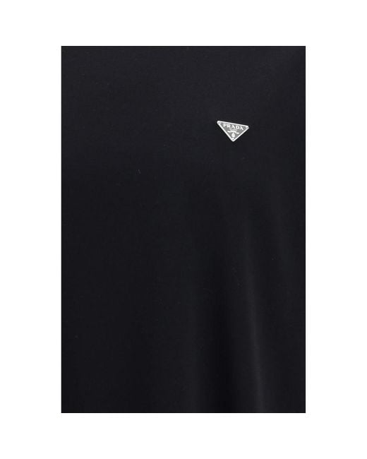 Prada Black Cotton T for men
