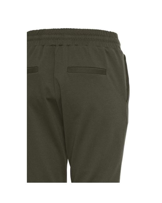 Ichi Women's Green Polyester Jeans & Pant