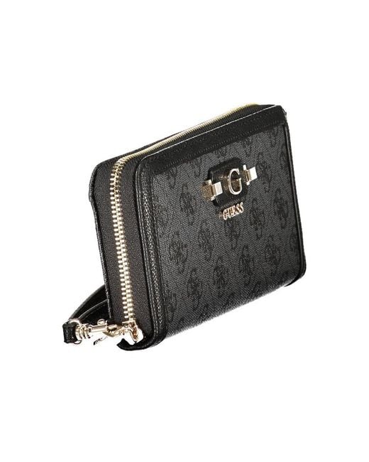 Guess Gray Nero Poliuretano Donna Wallet