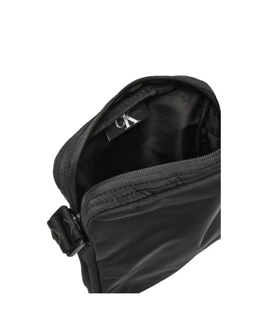Calvin Klein Black Over Webbing Reporter18 Ny K50k512567 Crossover for men