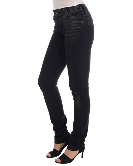 John Galliano Blue Wash Cotton Stretch Regular Fit Jeans