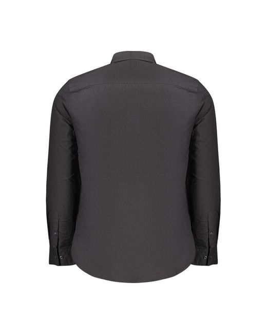Calvin Klein Gray Cotton Shirt for men