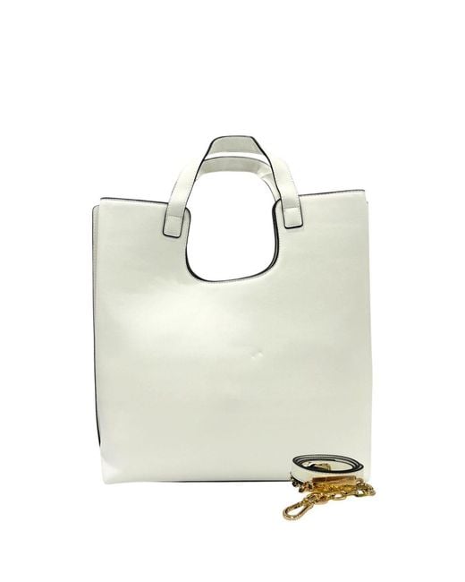 Twinset White Pu Handbag