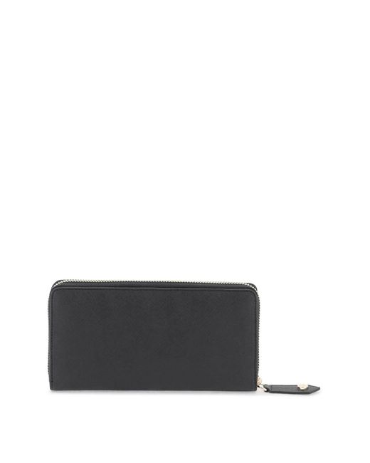 Vivienne Westwood Black Zip-Around Wallet Portfolio