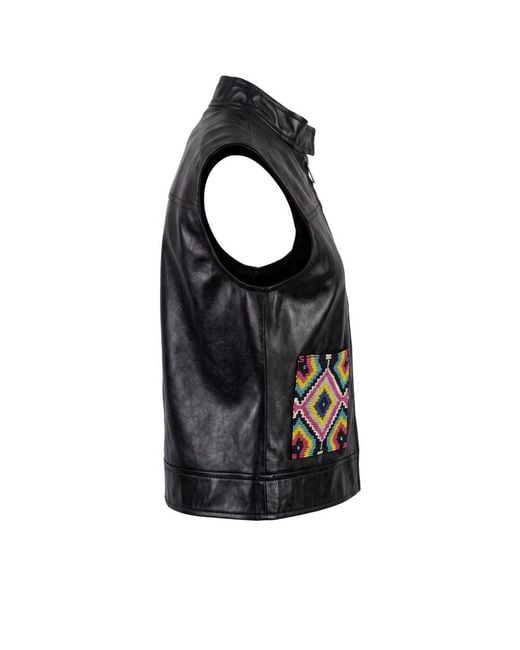 Trussardi Black Polyester Jacket