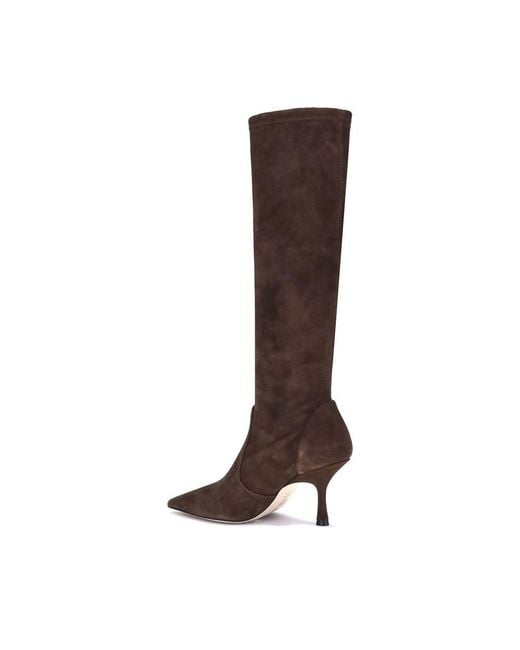 Stuart Weitzman Brown Suede High Boots