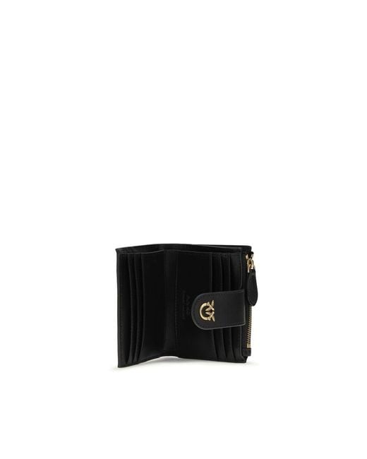 Pinko Black Calf Leather Bos Taurus Wallet