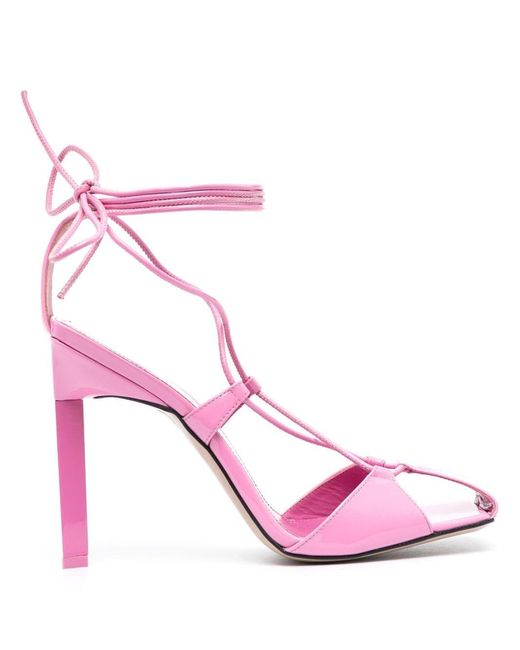 The Attico Pink Adele 105Mm Sandals