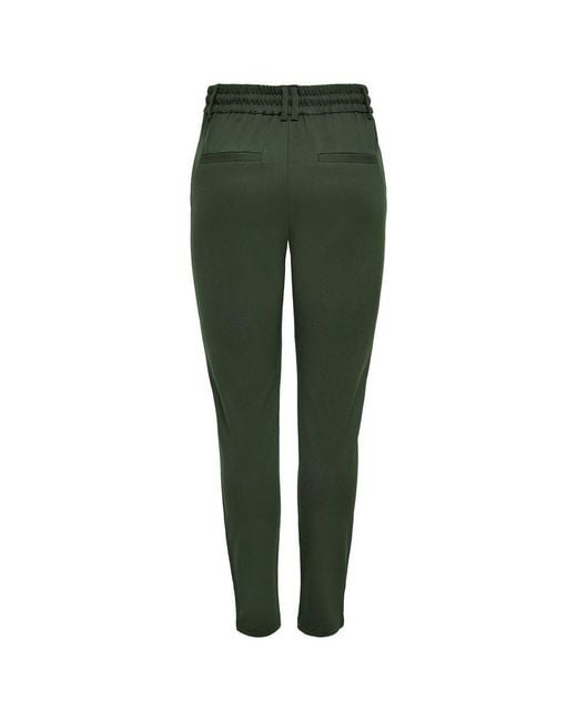 ONLY Green Viscose Jeans & Pant