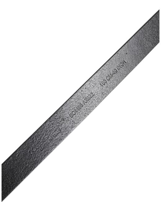 Dolce & Gabbana Black Classic Metal Logo Buckle Belt for men