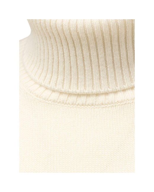 Cruciani White Cashmere Turtleneck for men