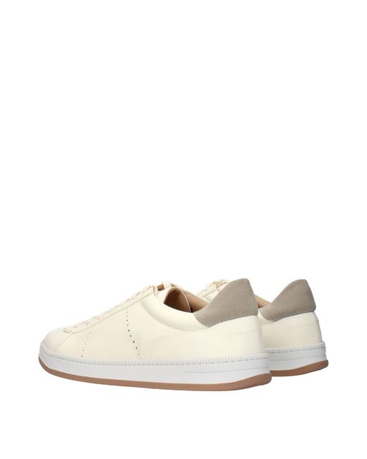 Eleventy Natural Leather Sneakers for men