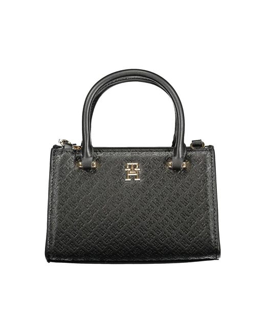 Tommy Hilfiger Black Polyethylene Handbag