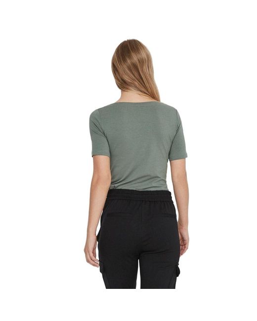 Vero Moda Green Viscose Tops & T