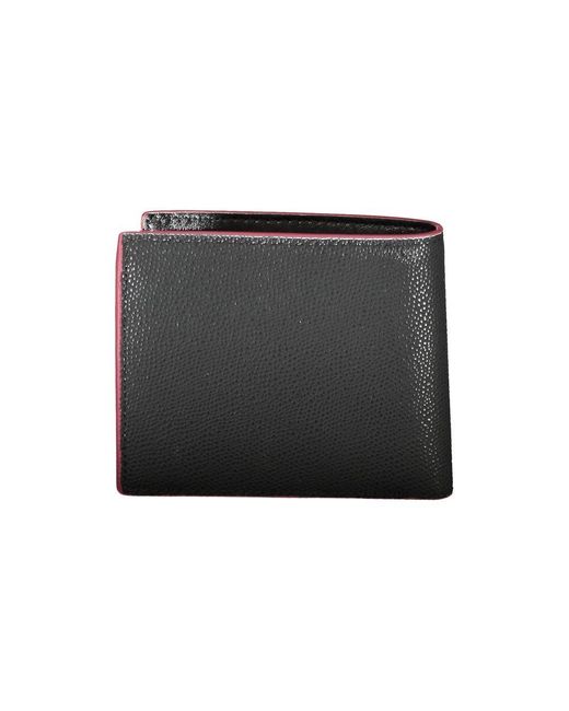 Tommy Hilfiger Black Elegant Leather Wallet for men