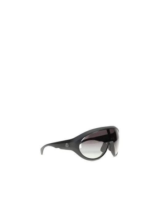 Moncler Gray Black Polyamide Sunglasses for men