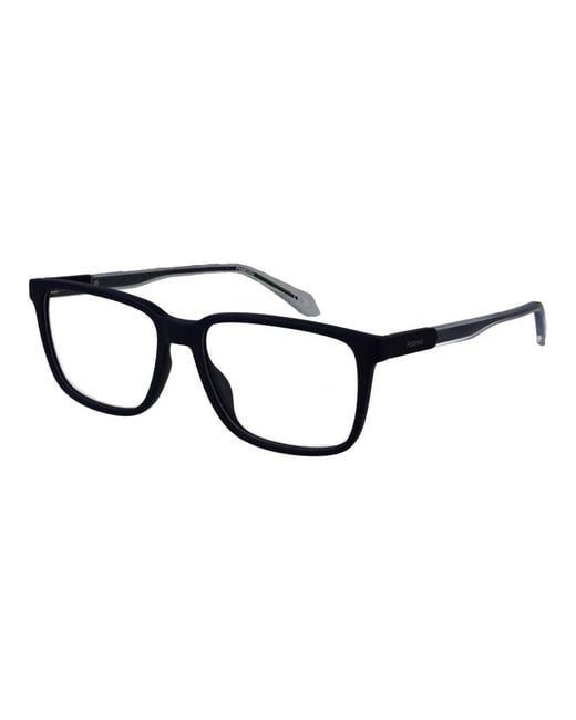Polaroid Black Blue Polyamide Glasses (frames) for men