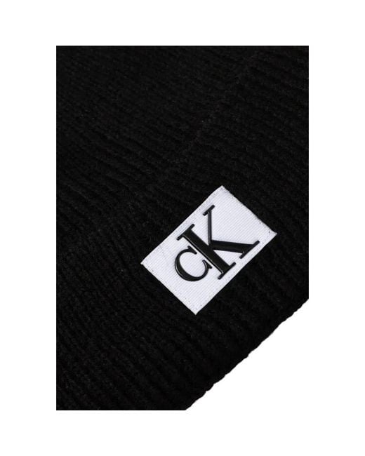 Calvin Klein Black Marabou Cap (baseball Hat) for men