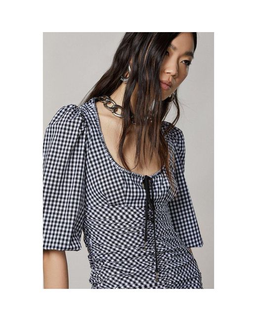 Patrizia Pepe Blue Cotton Casual Dress