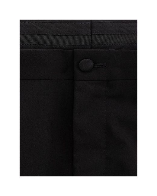 Dolce & Gabbana Black Wool Jeans & Pant for men
