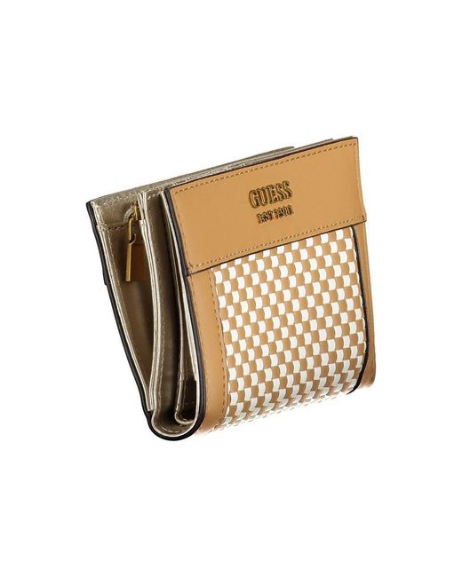 Guess Natural Marrone Poliuretano Wallet